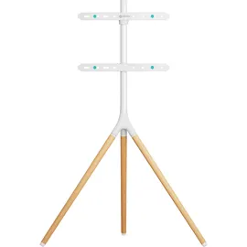 ONKRON TS1220 TV-Ständer 70-120 cm Weiß Holz