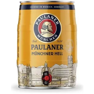 Paulaner Original Münchner Hell Partyfass•Helles Bier spritzig-mild•DOSE(1x5l)