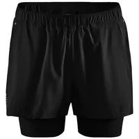 Craft ADV Essence 2-in-1 Stretch Shorts Herren schwarz XL