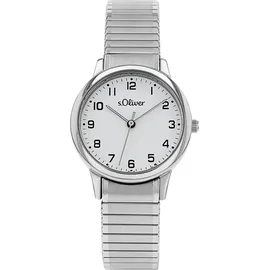 S.Oliver Damen Uhr Armbanduhr Edelstahl silber 2038596