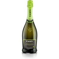 Canti - Prosecco D.O.C. Perlender Extra Dry Millesimato, Bio-Wein 11%, italienische Glera-Rebsorte aus Venetien, süßer und frischer Geschmack, 1x750 ml
