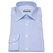 Marvelis Businesshemd Comfort Fit bügelfrei Kentkragen blau 40