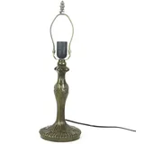 Ersatz-Lampensockel im Tiffany-Stil, Bronze-Finish, Stange aus Legierung für Buntglas-Schirm, Schreibtisch-Lichtständer für Tiffany-Lampen