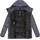 Ragwear Damen Winterjacke mit Hahnentritt-Muster
