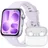 BT 45 mm Aluminiumgehäuse Silber Weißes Fluorelastomer-Armband M/L inkl. FreeBuds SE 4