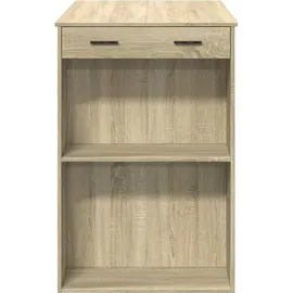 vidaXL Bartisch Sonoma-Eiche 102 x 70 x 103,5 cm Braun