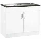 KOCHSTATION Spülenschrank KS-Haiti weiß