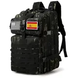 smallrun Taktischer Militär-Rucksack, 45 l, großes Fassungsvermögen, Crossfit-Rucksack, faltbar, wasserdicht, Bergsteigen, Wandern, Camping, Und Ncp, Y