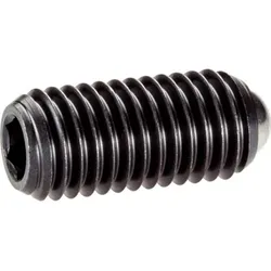 Federndes Druckstück, mit Kugel und Innensechskant/Automatenstahl, Standard-Federkraft | d1=M16 | 22030.0016