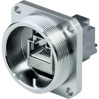 Telegärtner TOC Flanschset IP68 RJ45 Flanscheinsatz Metall 1 St.