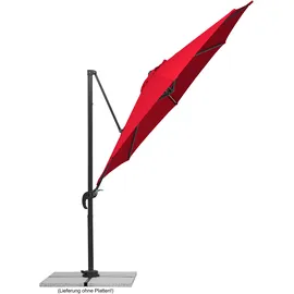 Schneider Schirme Rhodos Junior Ø 300 cm rot inkl. Ständer und Schutzhülle