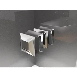 BuyLando.Shop Cornelia 100x90x195 cm Eck Duschkabine inkl. Duschtasse - Buylando