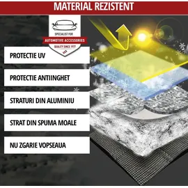 Walser Premium Frontscheibenabdeckung silberfarben 1 St.