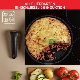 Tefal L39996 Ingenio Black Stone 4-tlg. 3 x Kasserolle