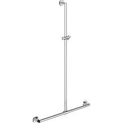 Duschhandlauf System 900 mit Brausehalter (Ausführung: Duschhandlauf Hewi system 900 mit Brausestange 765x1250mm)