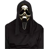 Fun World Scream Ghostface Maske gold-metallic Herren Einheitsgröße
