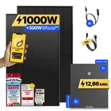 onBasic: 1000 Watt Balkonkraftwerk - ohne Halterung / 12.66 kWh / 3m