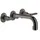 GESSI Inciso Farbset 2-Griff-Wannen-Armatur Metall Schwarz PVD