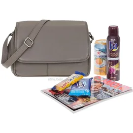 Alessandro Salvatore Florenz 12975 Schultertasche Leder Taupe