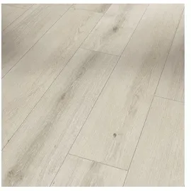 Parador Designboden Modular ONE Eiche Urban weiß gekälkt Landhausdiele 8 mm stark, 128,5x19,4 cm, Safe-Lock PRO, Minifase, BK 23/33, inkl. Kork Trittschalldämmung