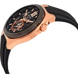 BULOVA Herren Analog Automatik Uhr mit Gummi Armband 98A177