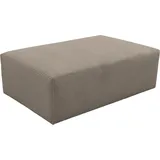 werk2 Hocker Zeus-XL Polyester 120 x 41 x 80 cm Beige/Grau