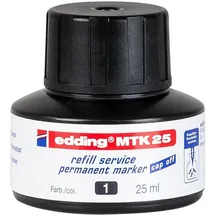 edding Nachfülltinte MTK 25 schwarz
