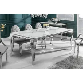 Casa Padrino 200 x 75 x 105 cm grau/silber/weiß