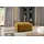 Fun Möbel Ecksofa Designersofa MEGAN XS inkl. Hocker Stoff Salvador Honiggelb Ottomane Rechts - Gelb