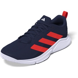 adidas Herren Court Bounce 2.0 M Shoes-Low (Non Football), Team Navy Blue 2/Solar Red/FTWR White, 45 1/3
