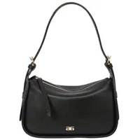 ABRO Schultertasche Leather Dalia Shoulder Bag Best Friend Black / Nickel