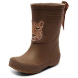 Bisgaard Unisex Kinder Basic Rubber Rain Boot, Brown Jaguar, 30 EU