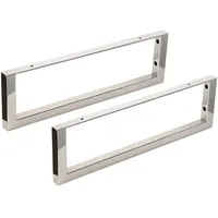 Fackelmann Waschtischhalter 2er Set verchromt