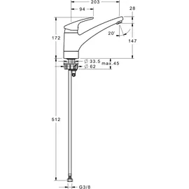 Hansa HansaMix chrom 01142283