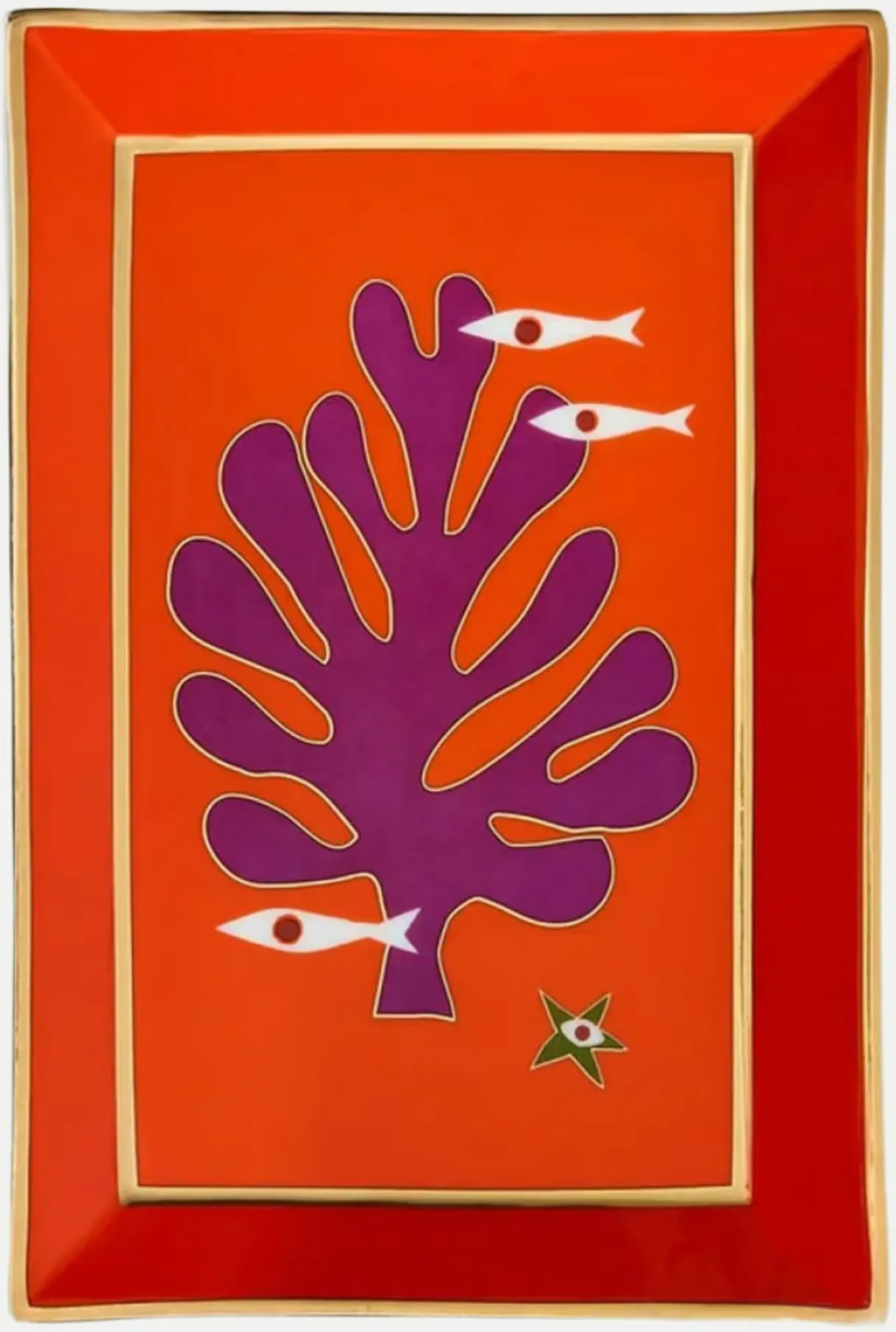 Ablageschale Playa Rectangle Orange