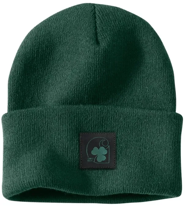 Carhartt Mütze Knit Shamrock Patch Beanie 105217 - north woods