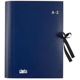 dots Vorordner DIN A4 20-Fach Blau 1 St.