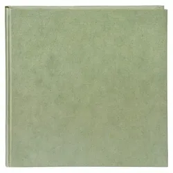 goldbuch Fotoalbum Hanf-Papeterie 25x25 cm Smoke Green