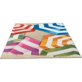 Sansibar In- & Outdoorteppich Rantum Beach SA-019", multicolor 300 x 400 cm