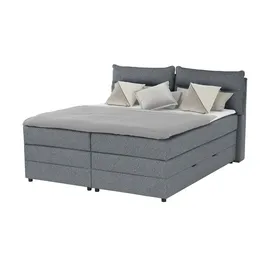 Möbel Kraft Boxspringbett 193 x 109 cm Blau