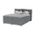 Möbel Kraft Boxspringbett 193 x 109 cm Blau