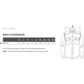 John Doe MC Outlaw Weste, schwarz XXL - Motorradbekleidung - Motorradjacken