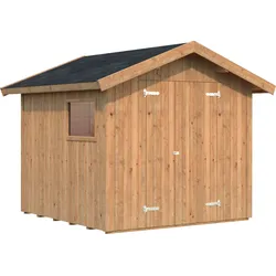 Gerätehaus PALMAKO "Nils", braun (hellbraun), Holz, Gerätehäuser, hellbraun