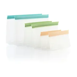 InnovaGoods Wiederverwendbare luftdichte Zags wiederverwendbare Tasche Set 6 Pcs