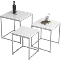 VCM 3-tlg. Set Beistelltisch Couchtisch Sofatisch