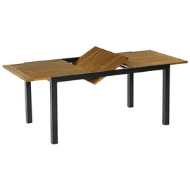 Merxx Tilos Set 7tlg. 6 Klappsessel 1 Ausziehtisch 150/200x90cm