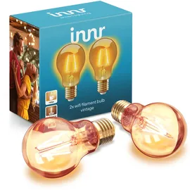 Innr WiFi Filament Vintage Birne WRF 763-2 E27 4.5W/822, 2er-Pack