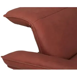 HIMOLLA Sofa 3-sitzig 1077 ¦ rot ¦ Maße (cm): B: 224 H: 87 T: 108.0