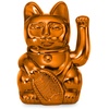 DONKEY Lucky Cat Cosmic Edition Mars Shiny Copper | Winkekatze, Maneki Neko, 15 cm, in Geschenkverpackung