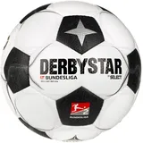 derbystar 2. Bundesliga Brillant Classic Fußball Trainingsball 2024/25 weiss/schwarz 5